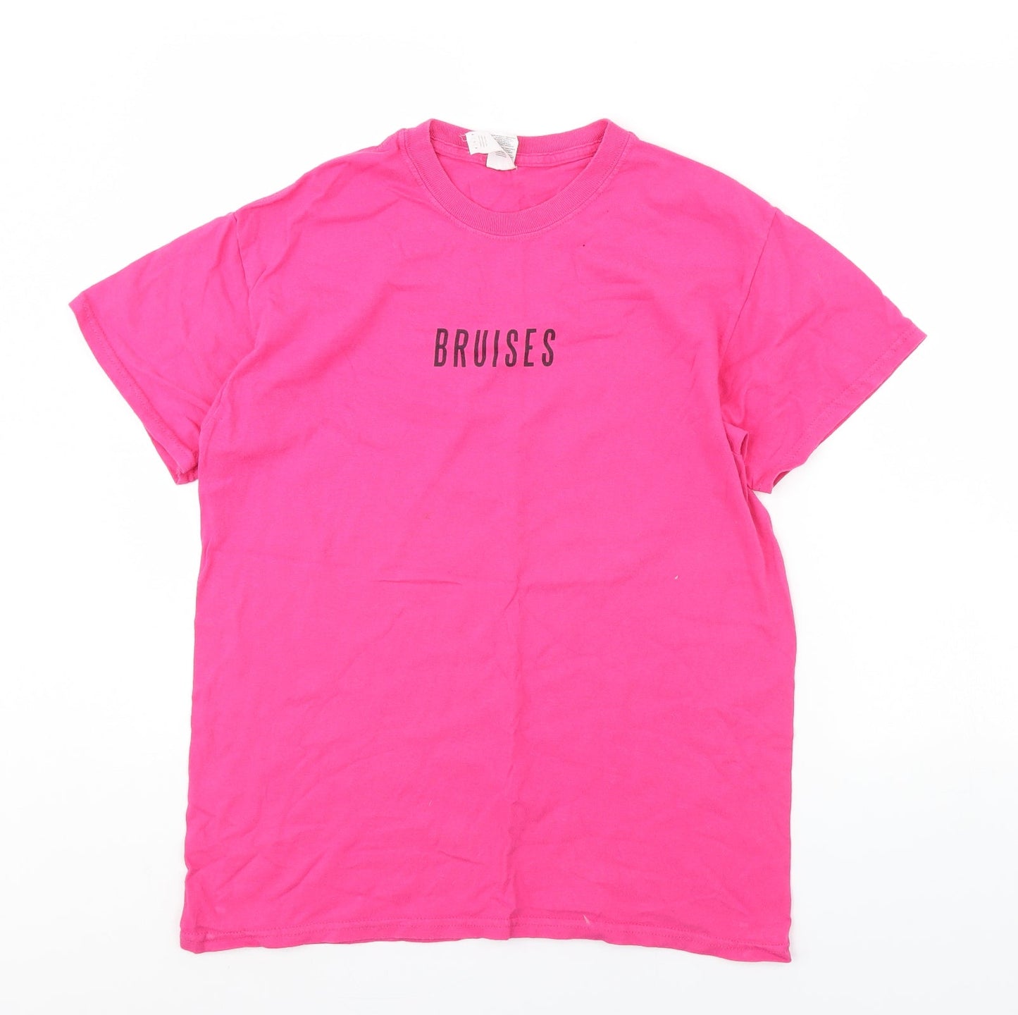 Gildan Womens Pink   Basic T-Shirt Size M  - Lewis capaldi