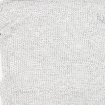 Brand and care label for TU women’s grey jumper, size M