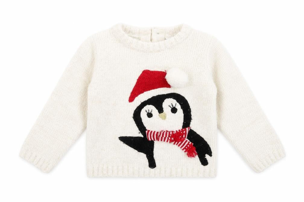 M&Co Girls White   Pullover Sweatshirt Size 2-3 Years