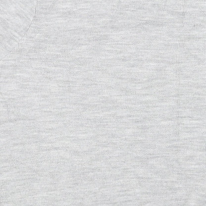 Autonomy Womens Grey Floral  Wrap Sweatshirt Size L
