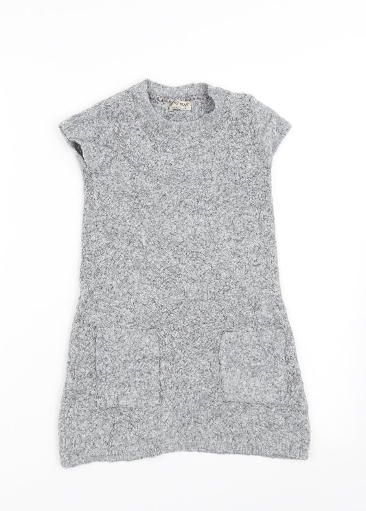 NEXT Girls Grey   A-Line  Size 7 Years