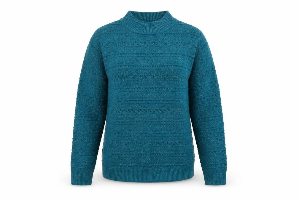 ISLE Essentials Womens Green   Pullover Sweatshirt Size M