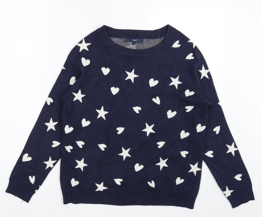 NEXT Womens Blue   Pullover Jumper Size XS