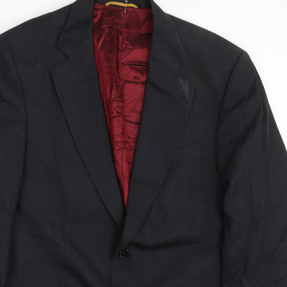 Carl Gross Mens Grey   Jacket Suit Jacket Size 38
