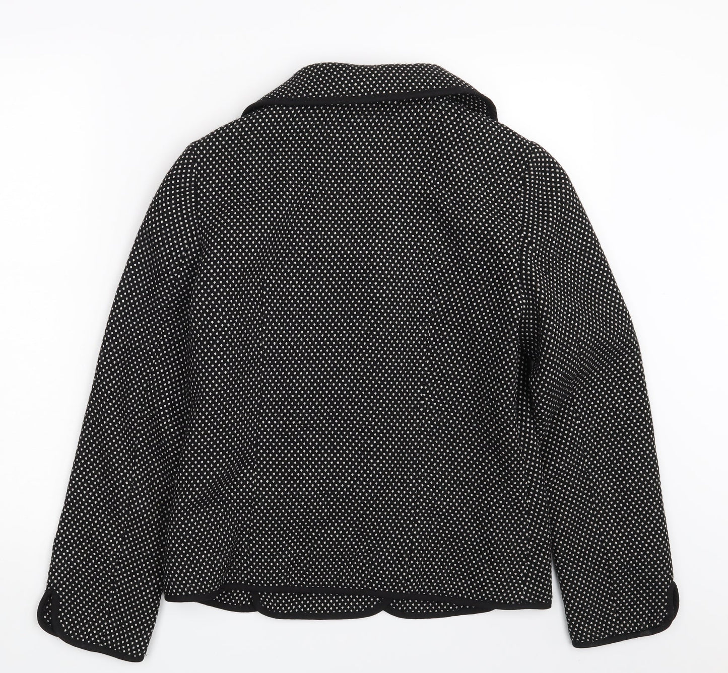 Penny plain Womens Black Polka Dot  Jacket Coat Size 10