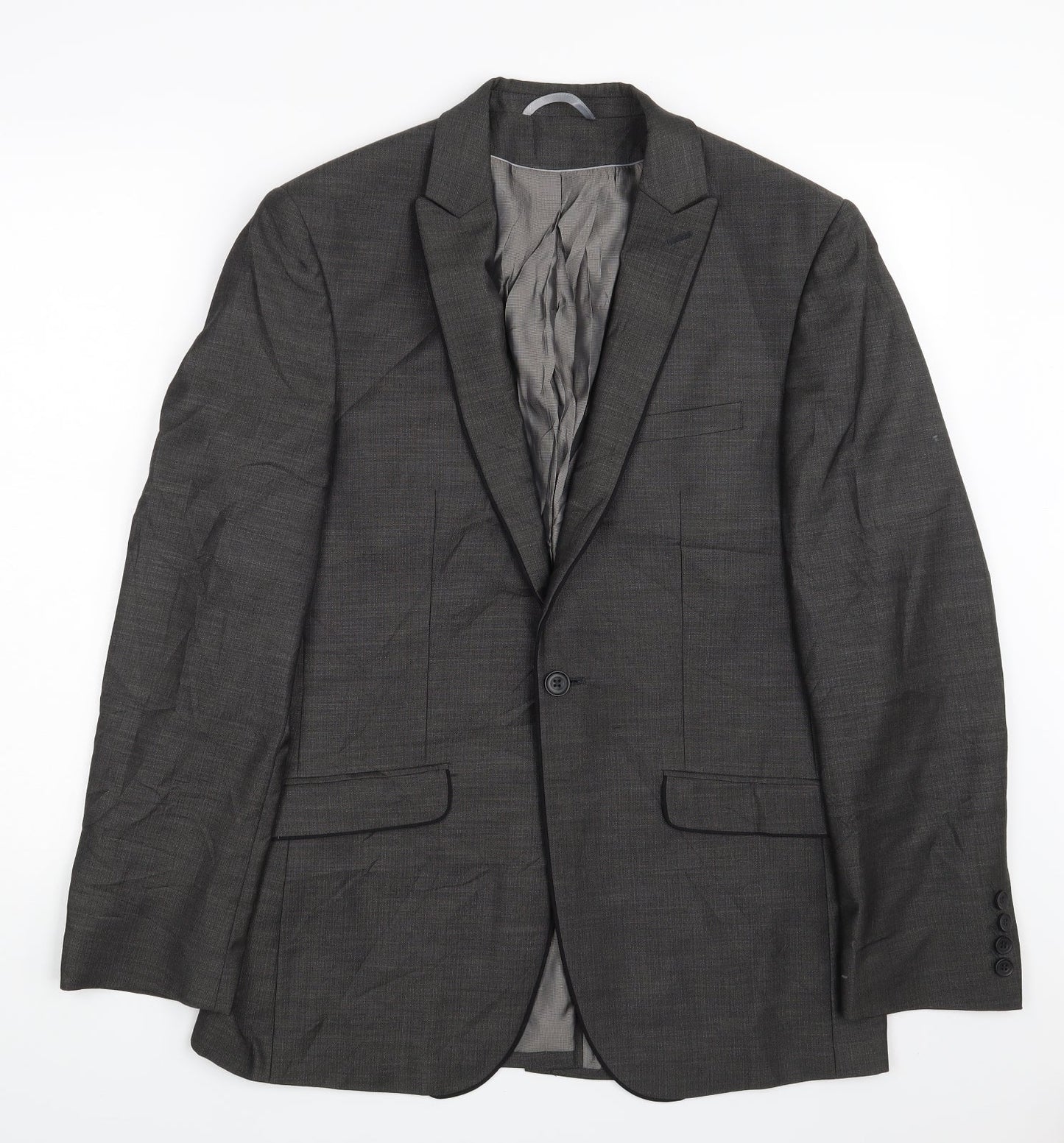 Burton Mens Grey   Jacket Suit Jacket Size 38