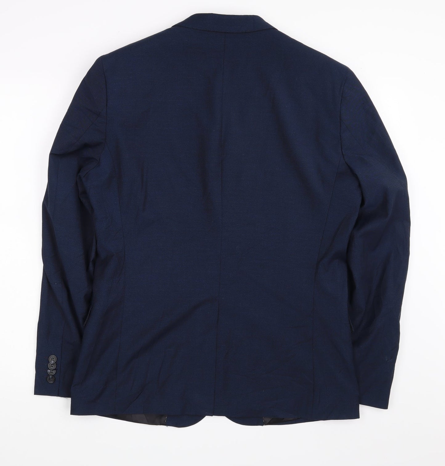 H&M Mens Blue   Jacket Suit Jacket Size 42