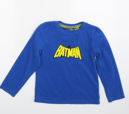 Batman Boys Blue   Basic T-Shirt Size 7-8 Years