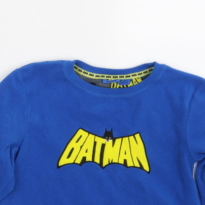 Preloved Batman Boys Blue   Basic T-Shirt Size 7-8 Years - Detail