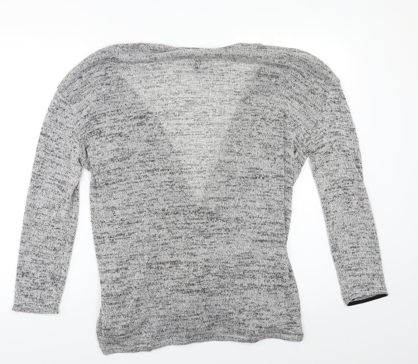H&M Womens Grey   Cardigan Jumper Size M