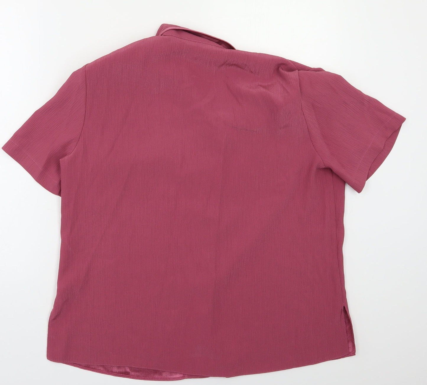Berketex Womens Purple   Basic Button-Up Size 14