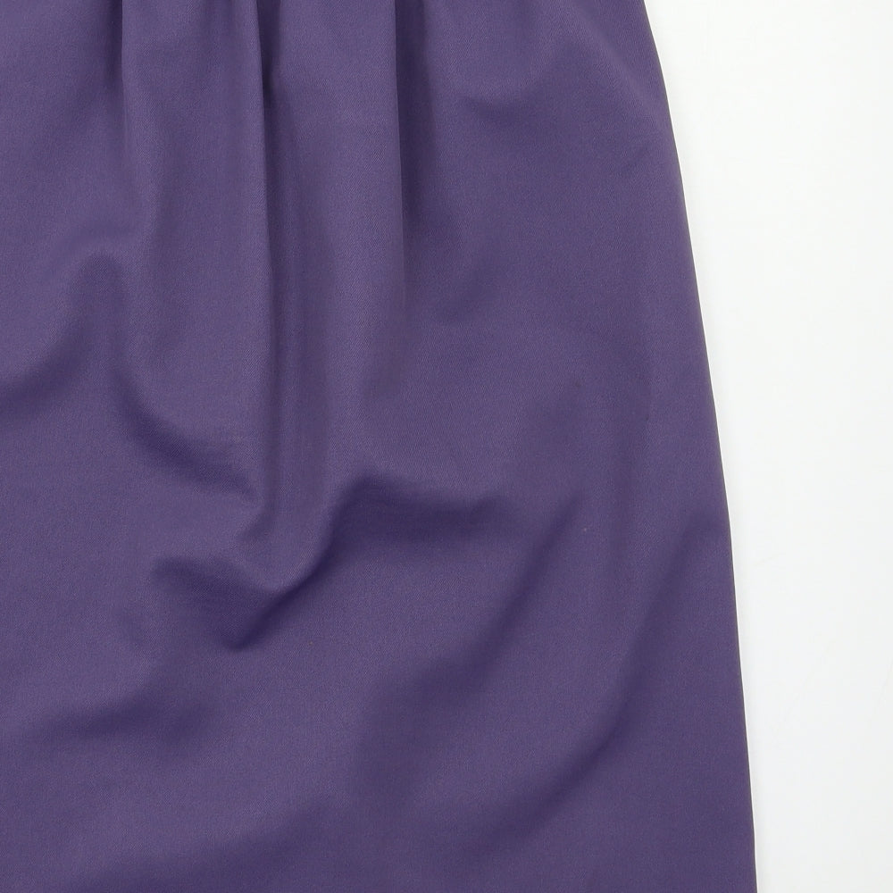 Amau Womens Purple   A-Line Skirt Size 14