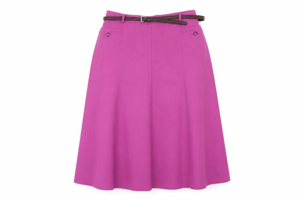 BM Womens Purple   A-Line Skirt Size 12