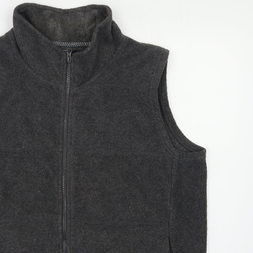 BM Womens Grey   Vest Sweatshirt Size M