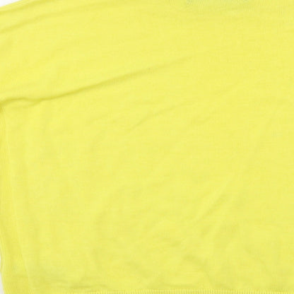 Marks & Spencer Womens Yellow   Pullover Jumper Size S