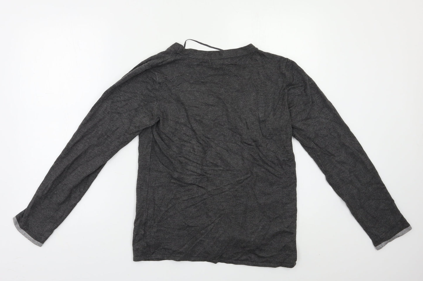 Sky Design Womens Grey   Cardigan Jumper Size S