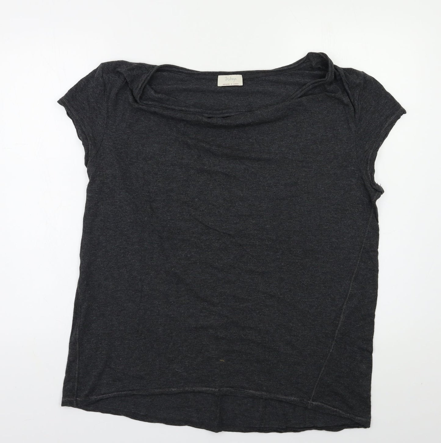 Wrap Womens Grey   Basic Polo Size 18