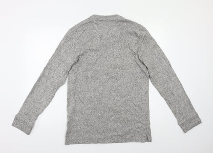 Preloved F&F Mens Grey   Pullover Sweatshirt Size S - Back