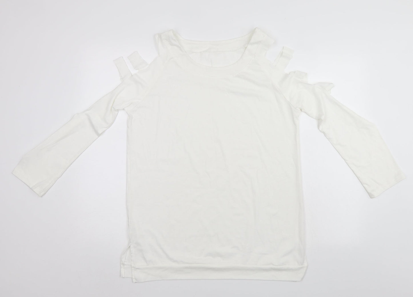 ZY Womens White   Pullover Jumper Size 2XL
