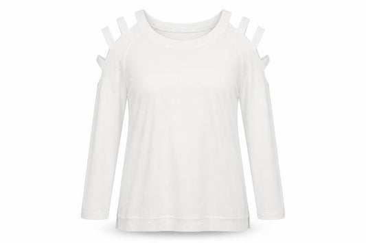 ZY Womens White   Pullover Jumper Size 2XL