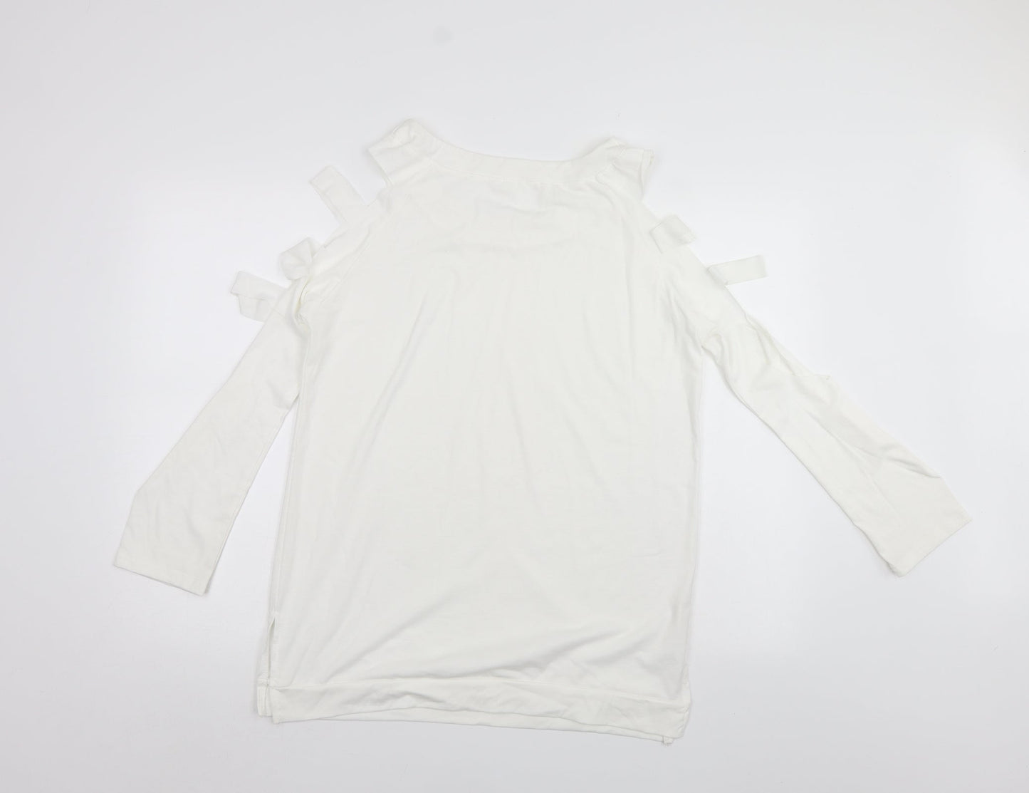 ZY Womens White   Pullover Jumper Size 2XL
