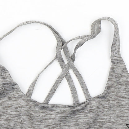 Boohoo Womens Grey   Cropped Tank Size 8