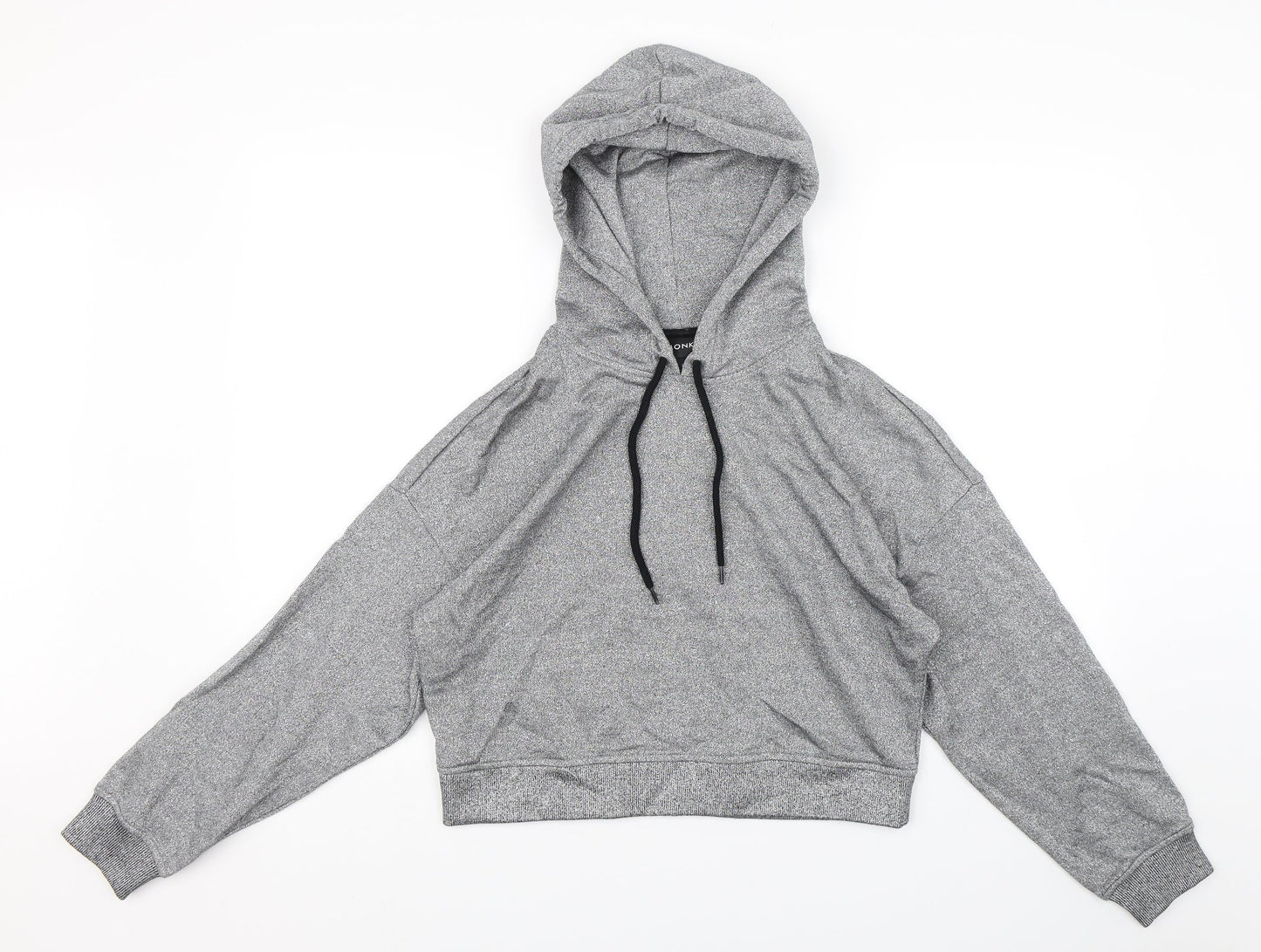 Monkl Womens Grey   Pullover Hoodie Size XS