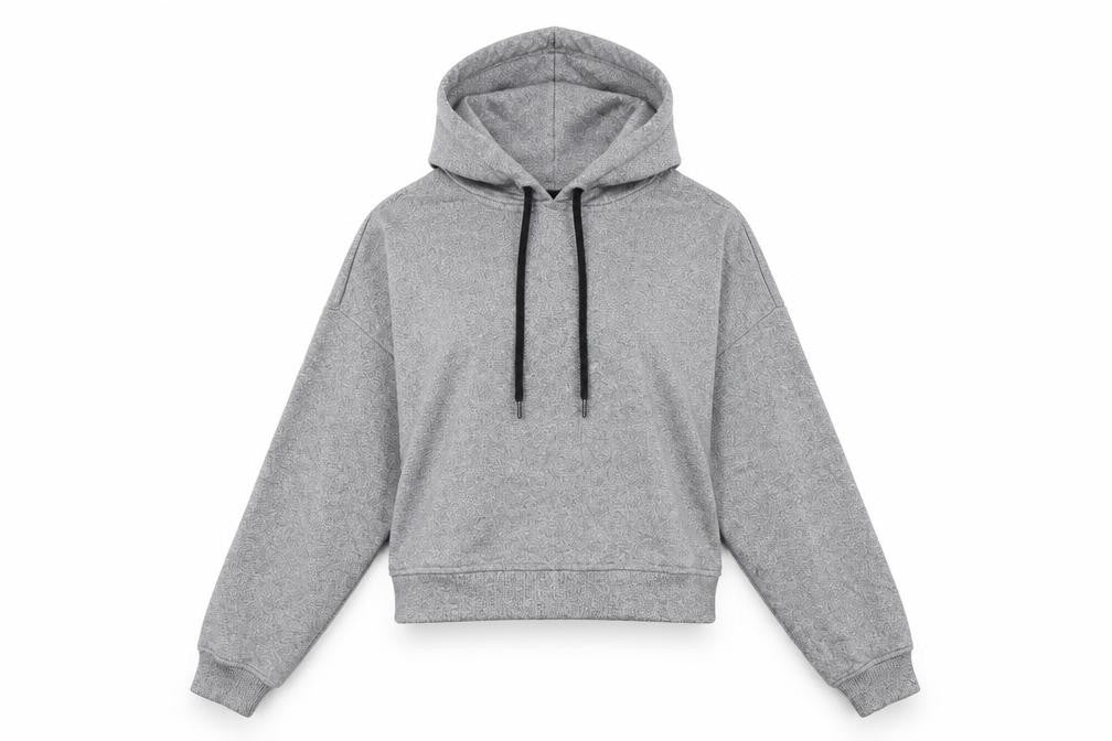 Monkl Womens Grey   Pullover Hoodie Size XS