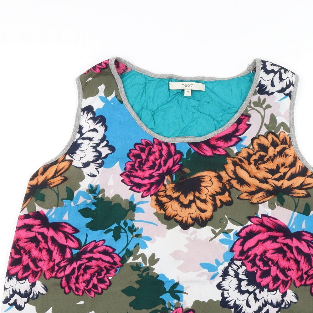 NEXT Womens Multicoloured Floral  Basic Blouse Size 8