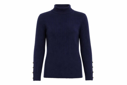 Per Una Womens Blue  Knit Pullover Jumper Size S