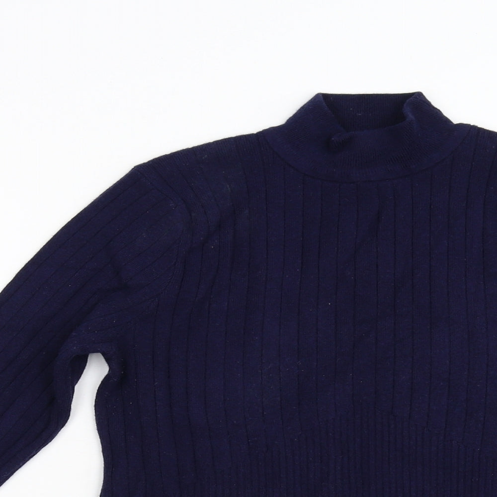 Per Una Womens Blue  Knit Pullover Jumper Size S