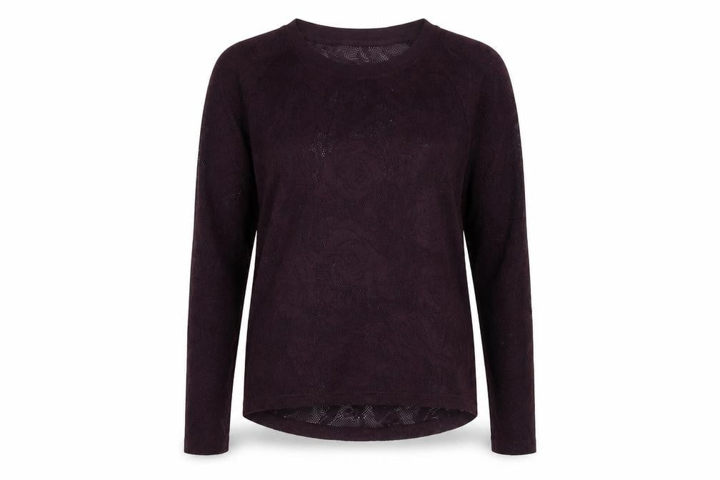 NEXT Womens Purple Floral  Pullover Jumper Size 12