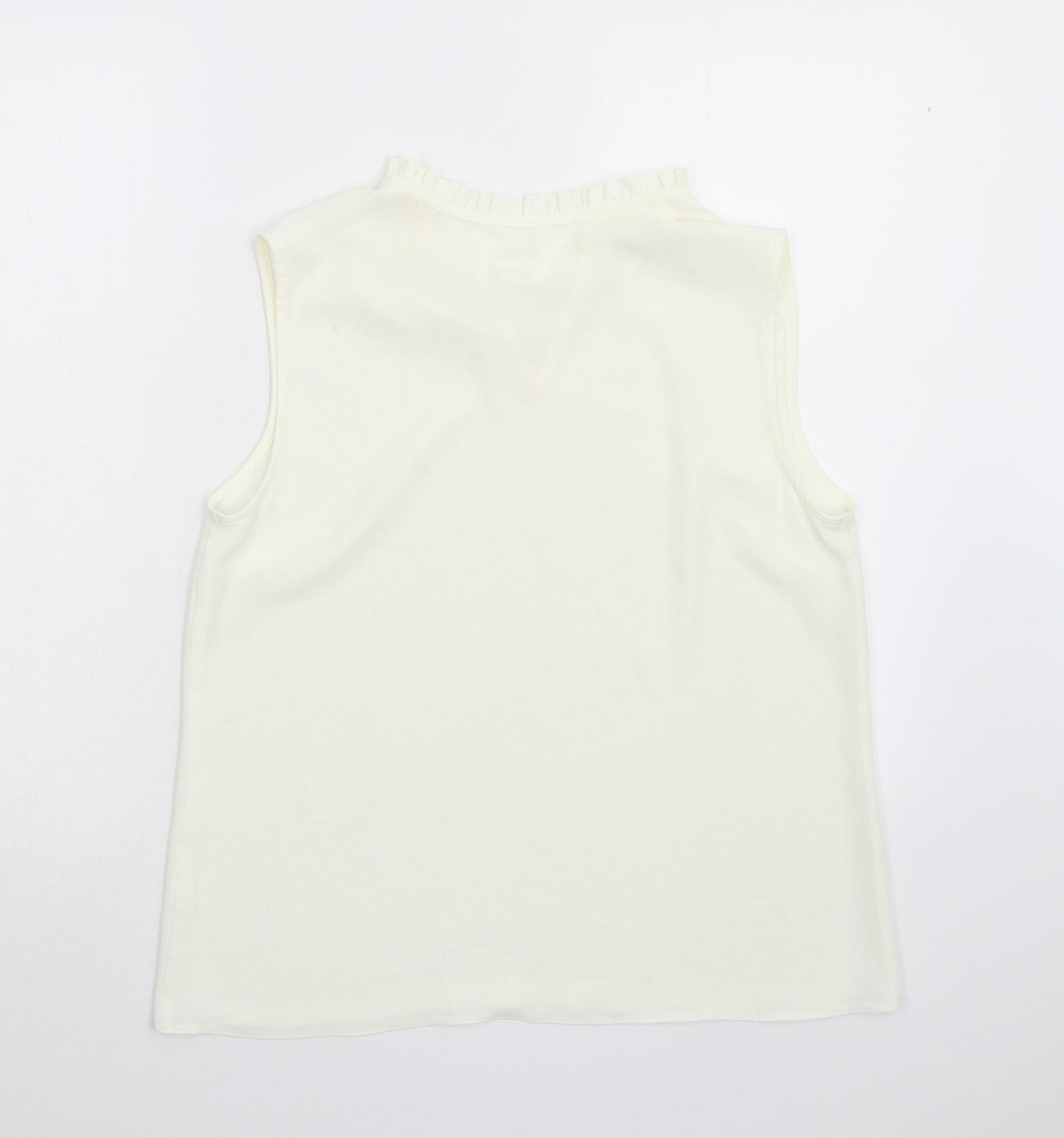 Preworn Womens Ivory   Basic Blouse Size M