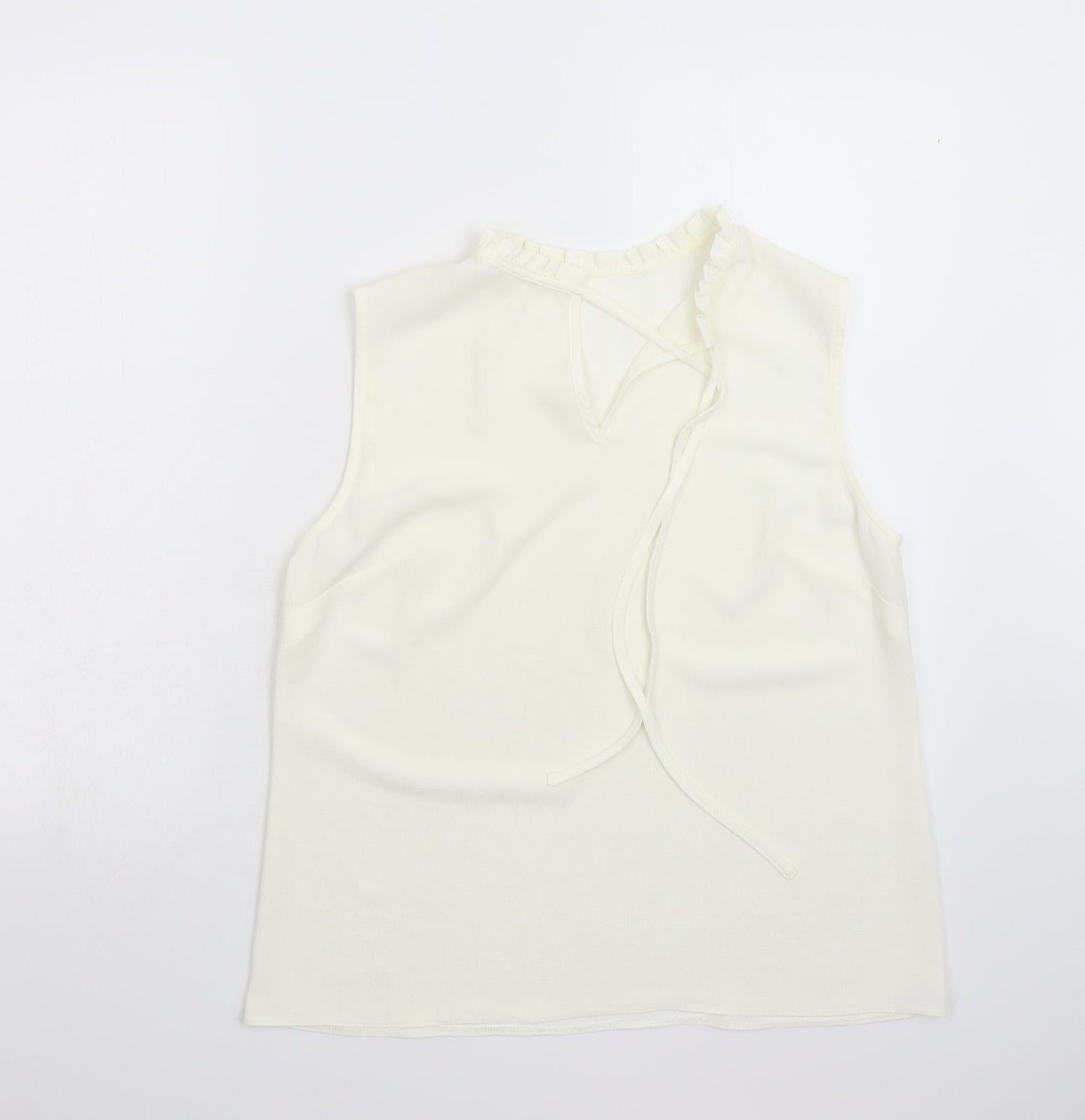 Preworn Womens Ivory   Basic Blouse Size M