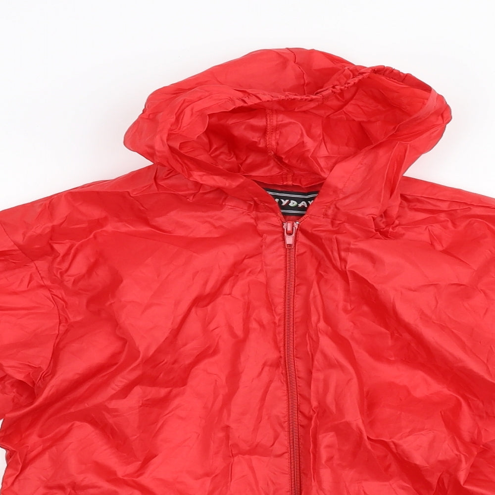RAINY Days Boys Red   Anorak Jacket Size M