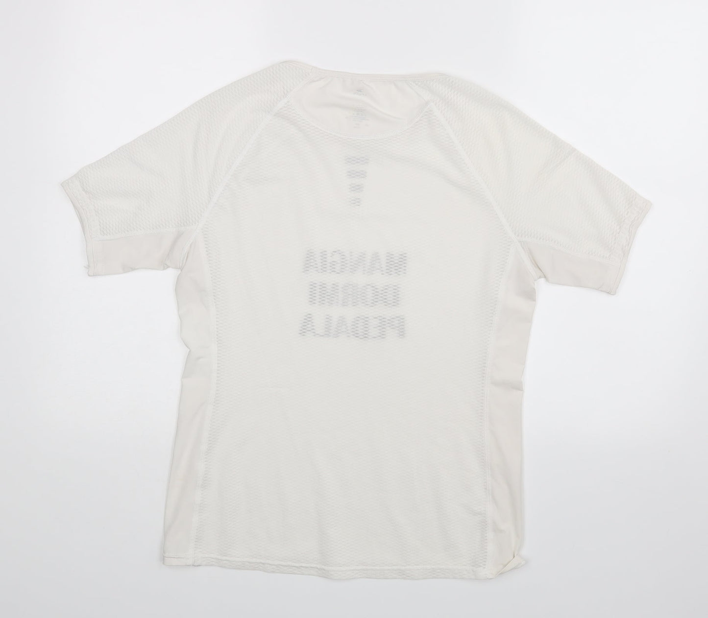 Preworn Womens White   Basic T-Shirt Size 16