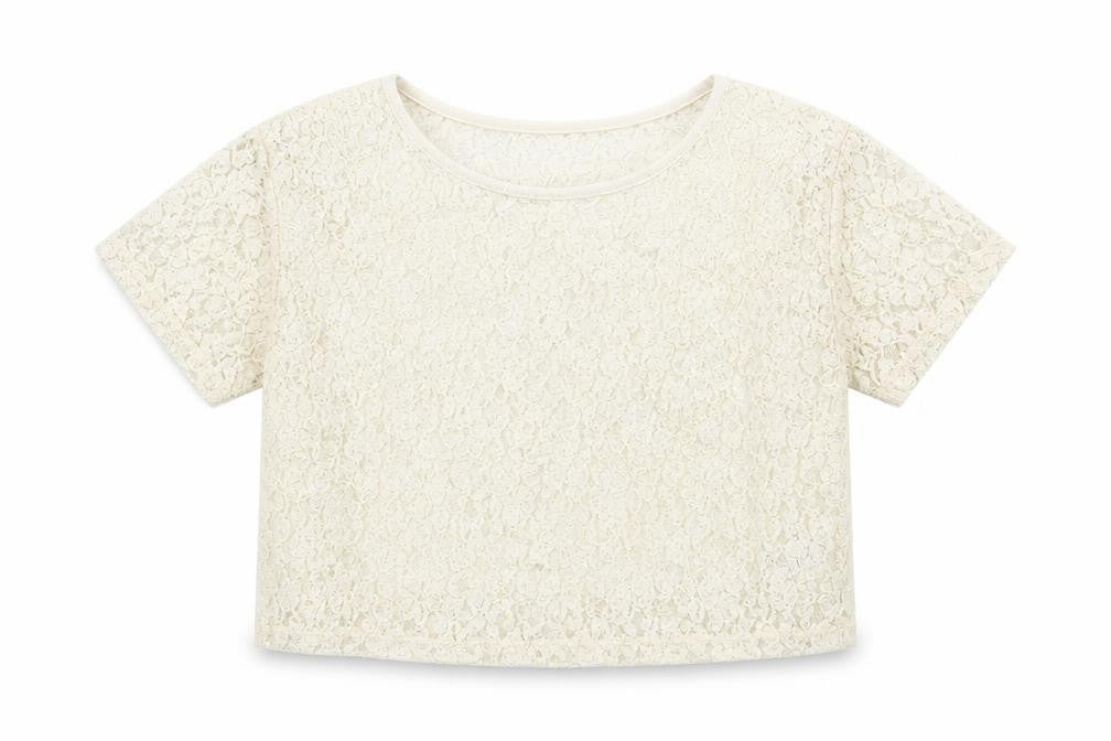 George Girls White   Basic Blouse Size 7-8 Years