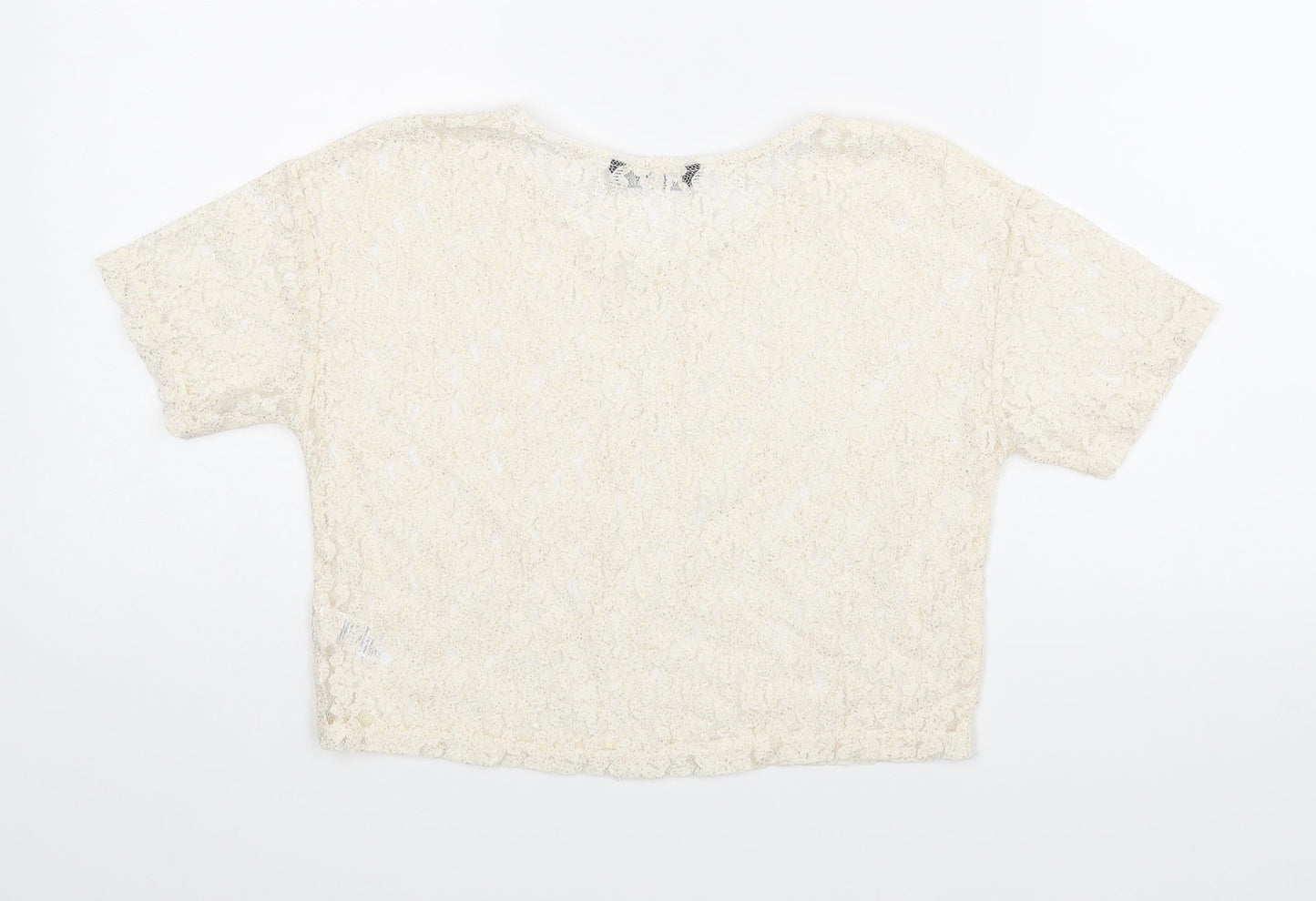 George Girls White   Basic Blouse Size 7-8 Years
