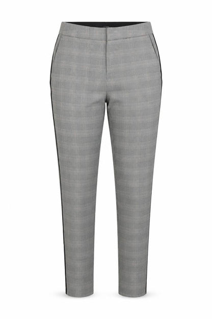 Nutmeg Womens Black Check  Jegging Trousers Size 10 L26 in