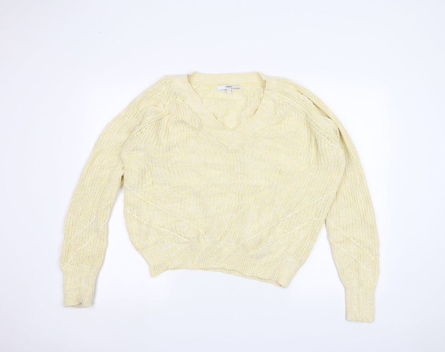 NEXT Womens Yellow   Pullover Jumper Size M