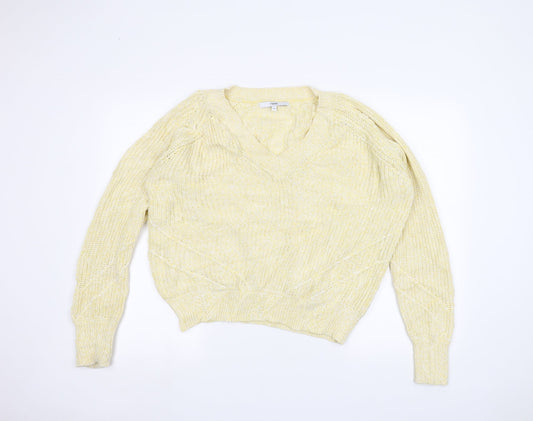NEXT Womens Yellow   Pullover Jumper Size M