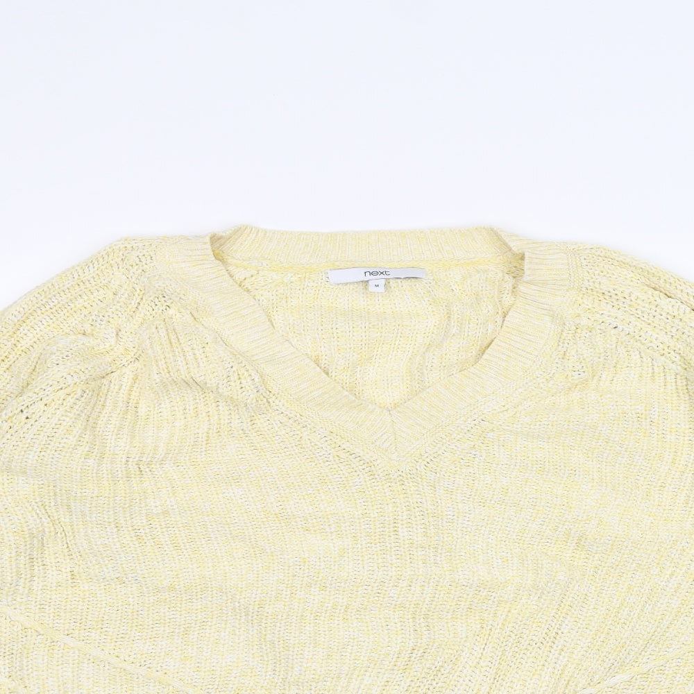 NEXT Womens Yellow   Pullover Jumper Size M