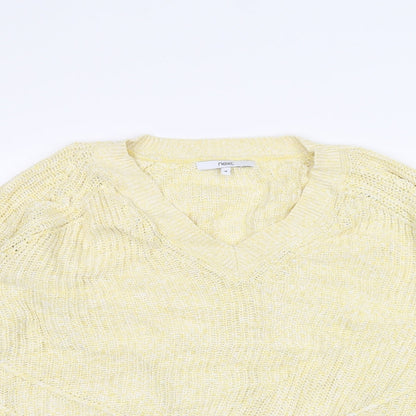 Next Womens Yellow   Pullover Jumper Size M