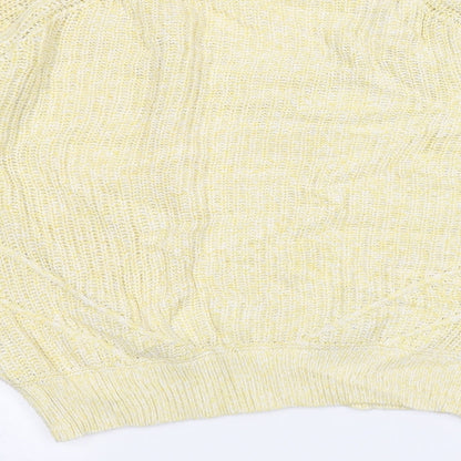Next Womens Yellow   Pullover Jumper Size M