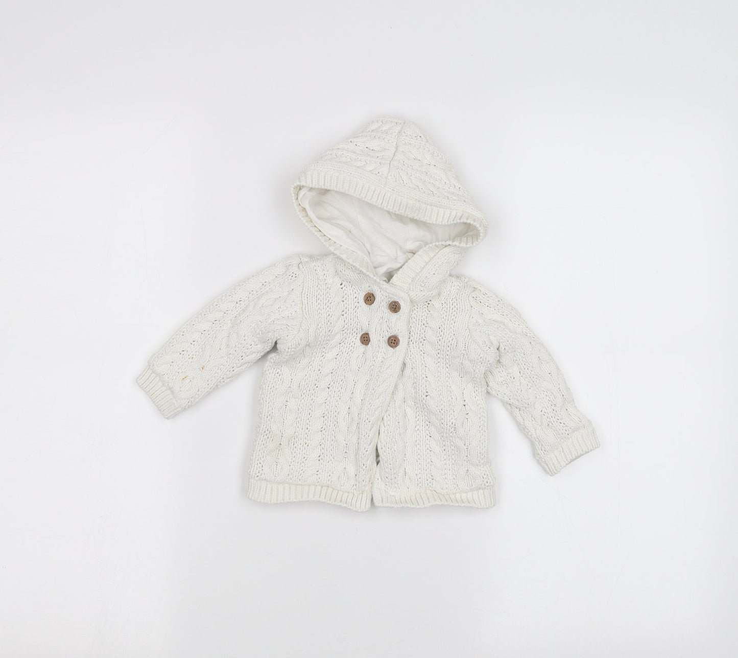 TU Baby White   Jacket  Size 3-6 Months