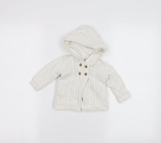 TU Baby White   Jacket  Size 3-6 Months