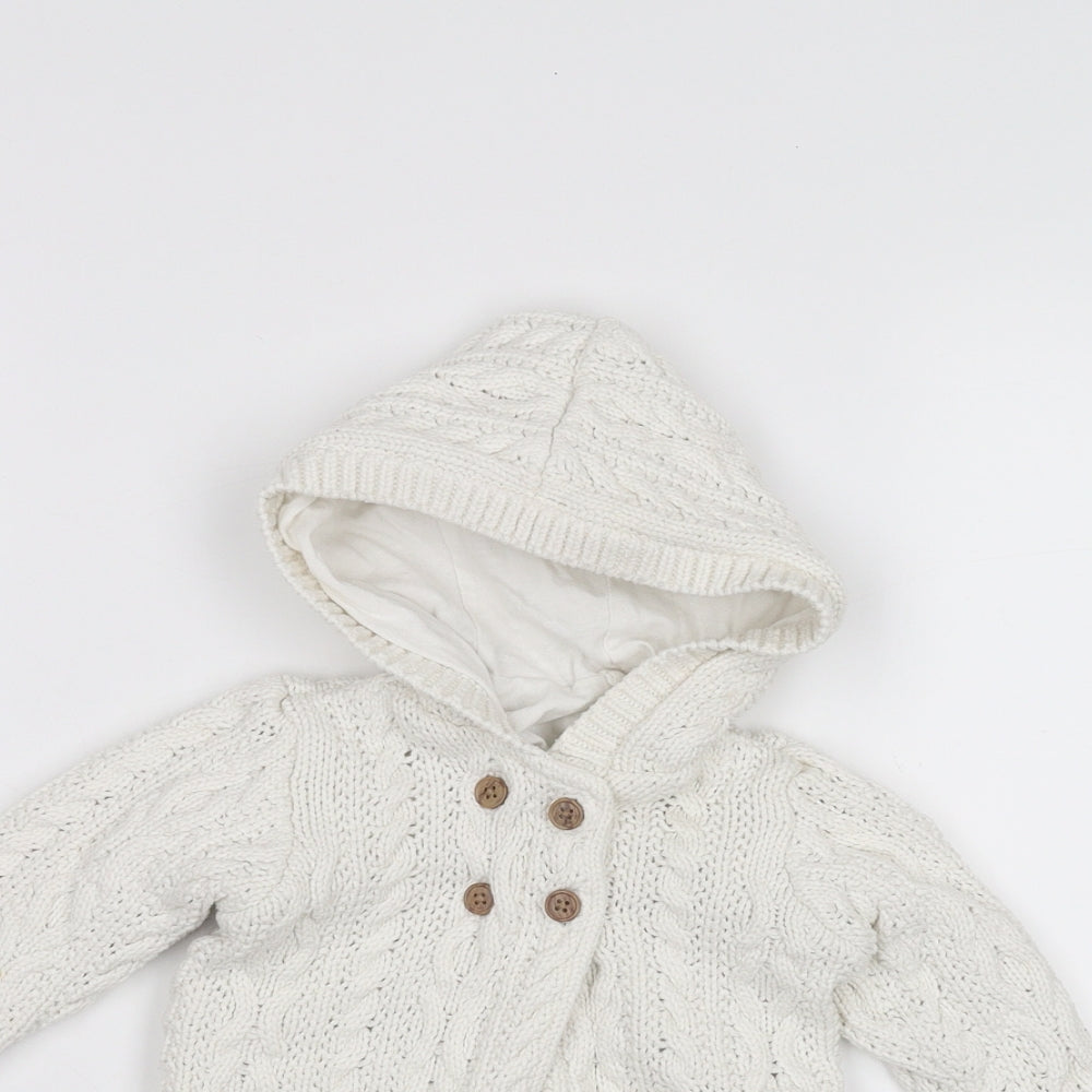 TU Baby White   Jacket  Size 3-6 Months