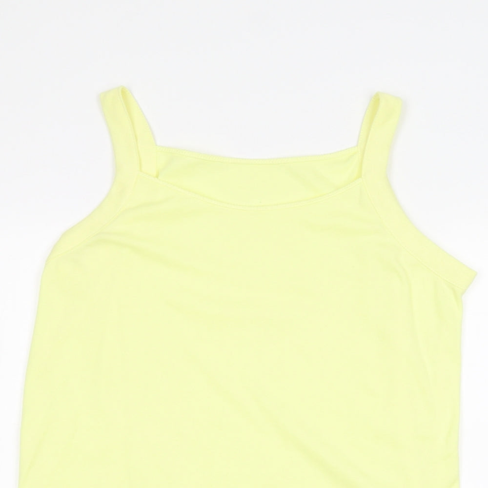 BM Womens Yellow   Basic Tank Size M