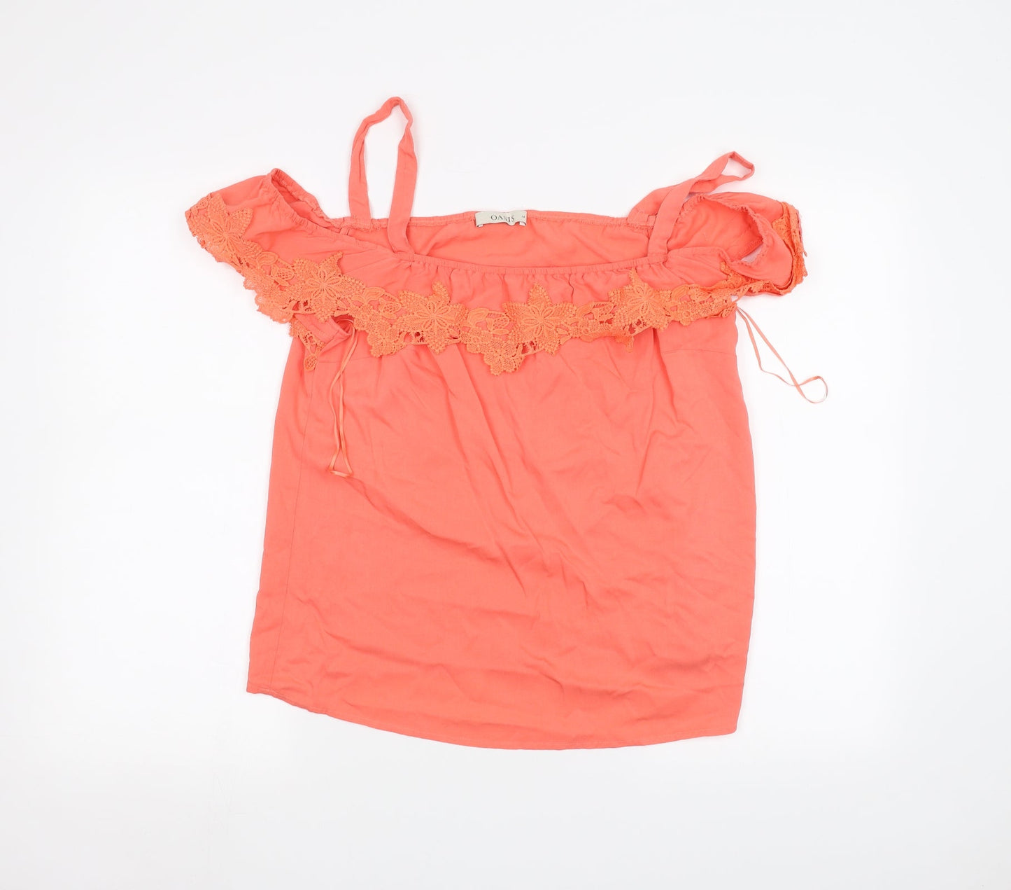 Oasis Womens Pink   Basic T-Shirt Size 14