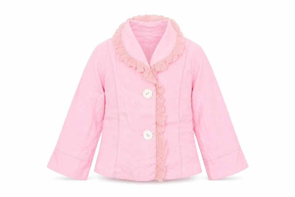 Jean Bourget Girls Pink   Jacket  Size 3 Years